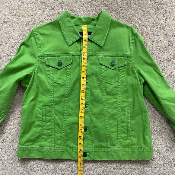 Talbots Green Jean Jacket - Picture 5 of 9